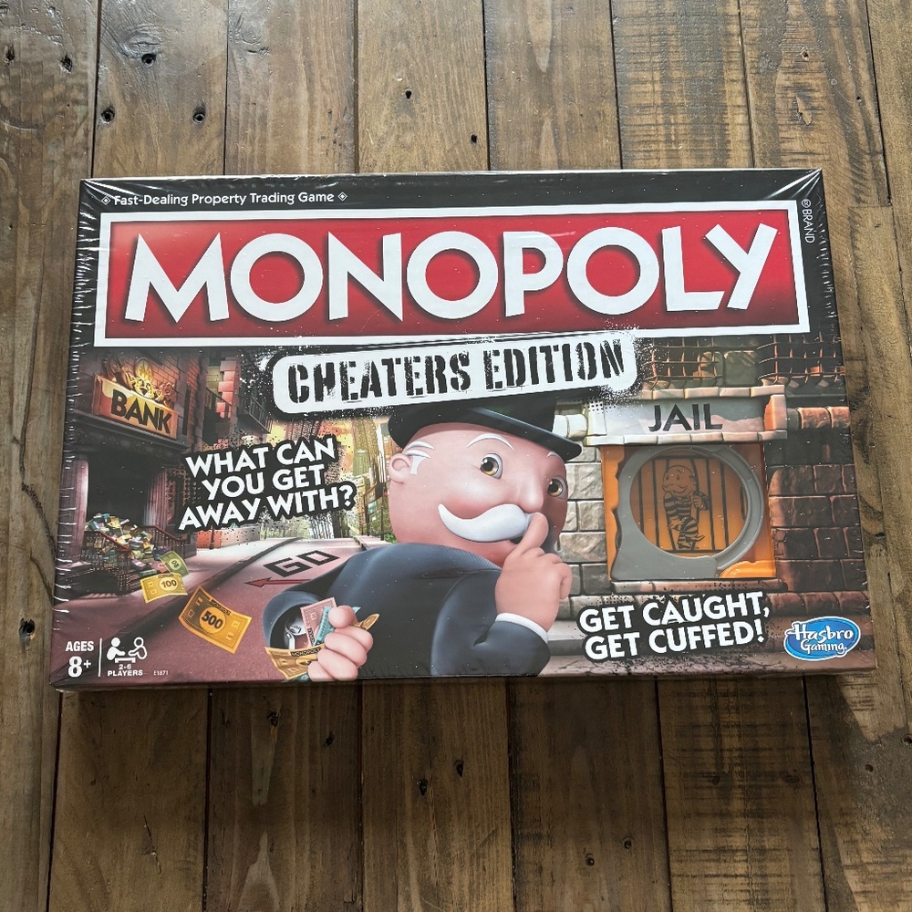 BRAND NEW Hasbro Monopoly Cheaters Addition